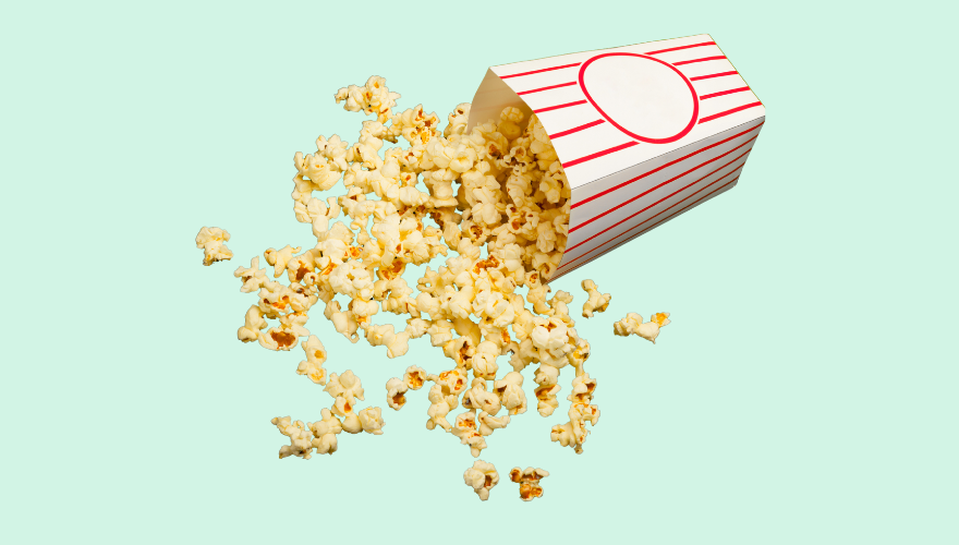A photo of a popcorn bucket