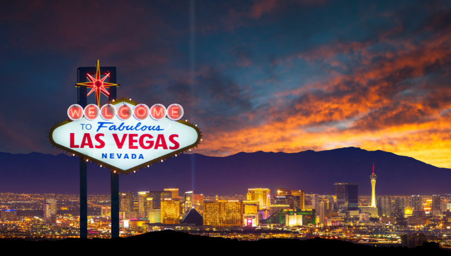 Welcome to Las Vegas sign.