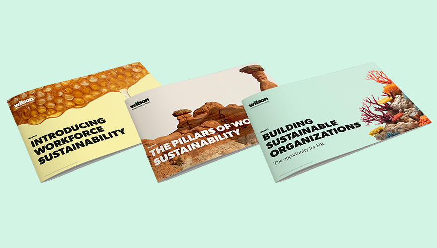 Workforce sustainability reports bundle images