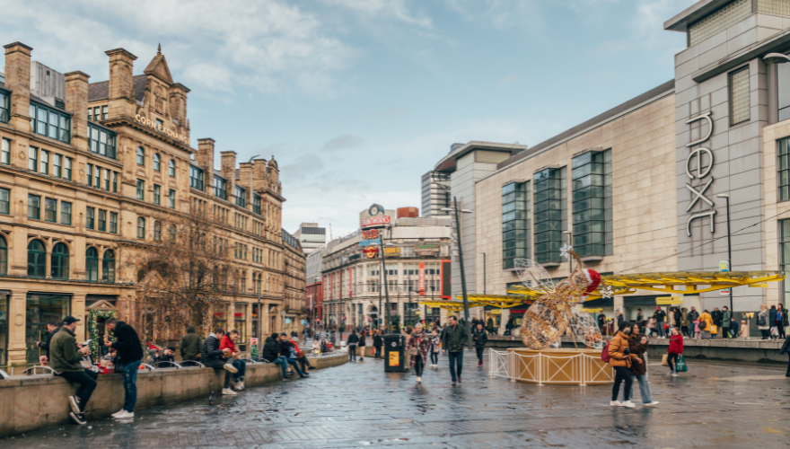 Photo of Manchester town center