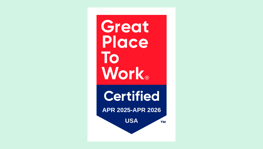 Great Place to Work Certified Badge.